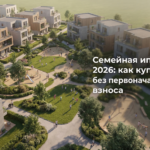 Инфографика условий программы семейная ипотека 2026 без первоначального взноса